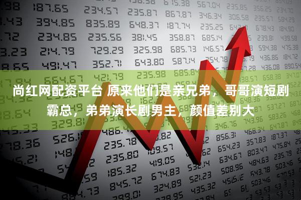 尚红网配资平台 原来他们是亲兄弟，哥哥演短剧霸总，弟弟演长剧男主，颜值差别大